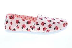 Toms Alpargata 10015562 Womens Pink Canvas Loafer Flats Shoes