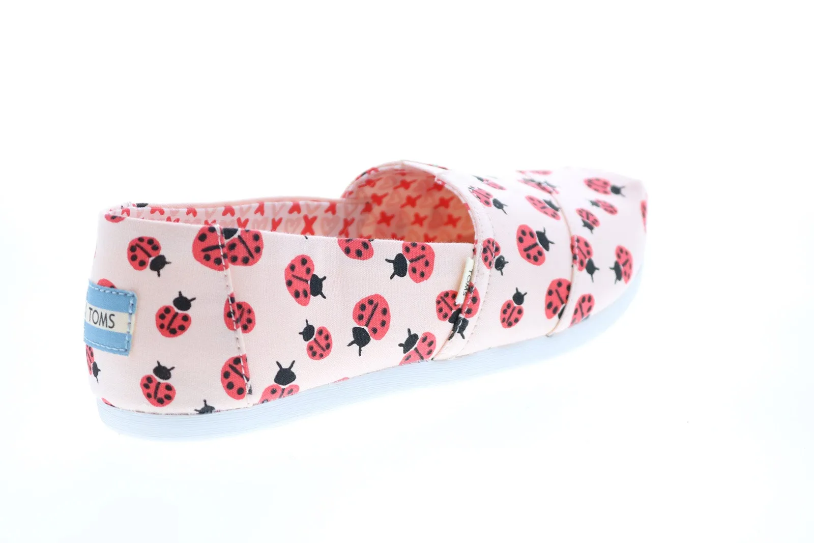 Toms Alpargata 10015562 Womens Pink Canvas Loafer Flats Shoes