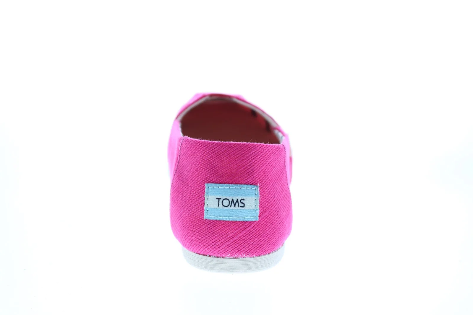 Toms Alpargata 10016518 Womens Pink Canvas Slip On Loafer Flats Shoes