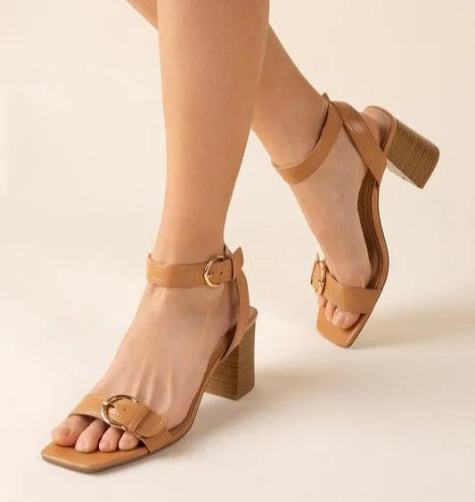 TREATY-S Buckle Sandal Heel