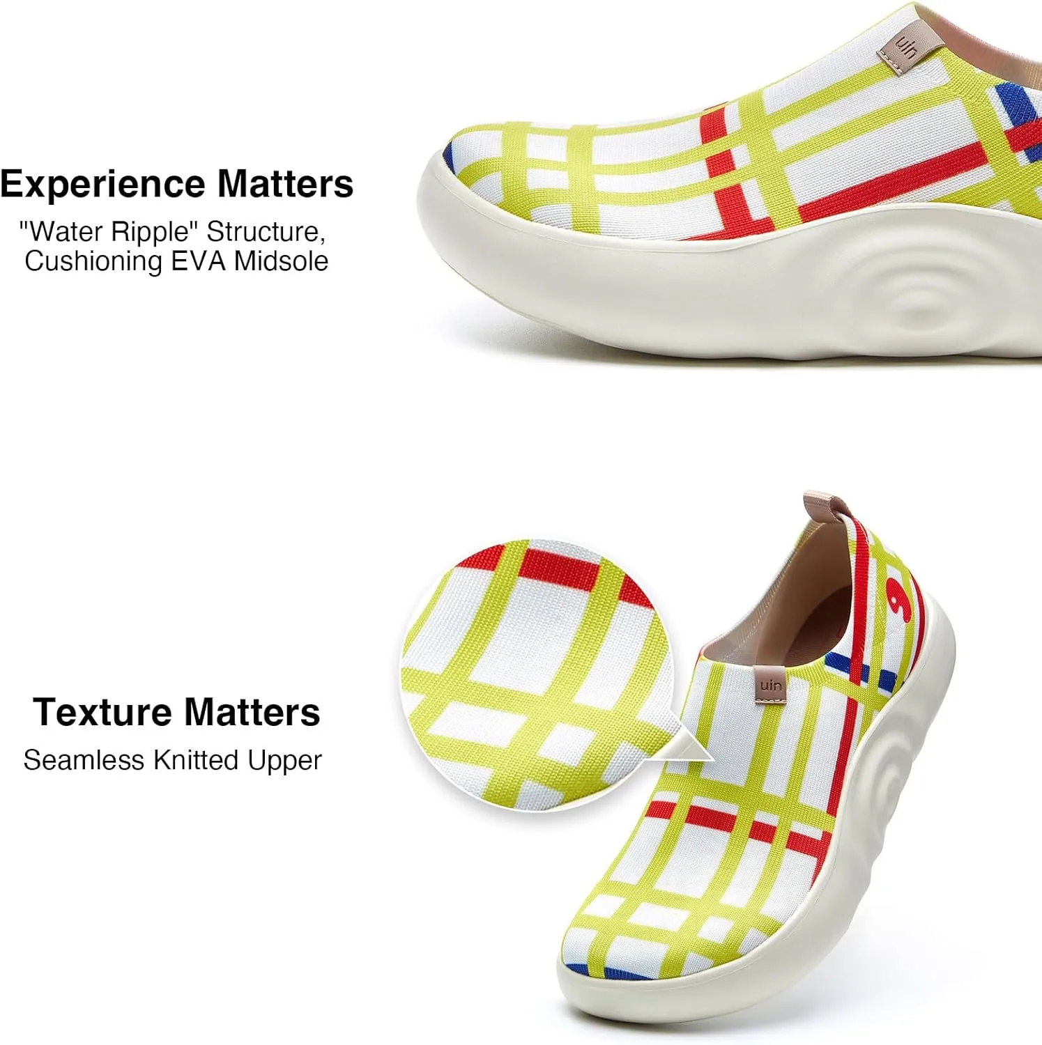 UIN Art Master Women's Art Travel Shoes Slip On Loafers Comfort Lightweight Fashion Sneaker