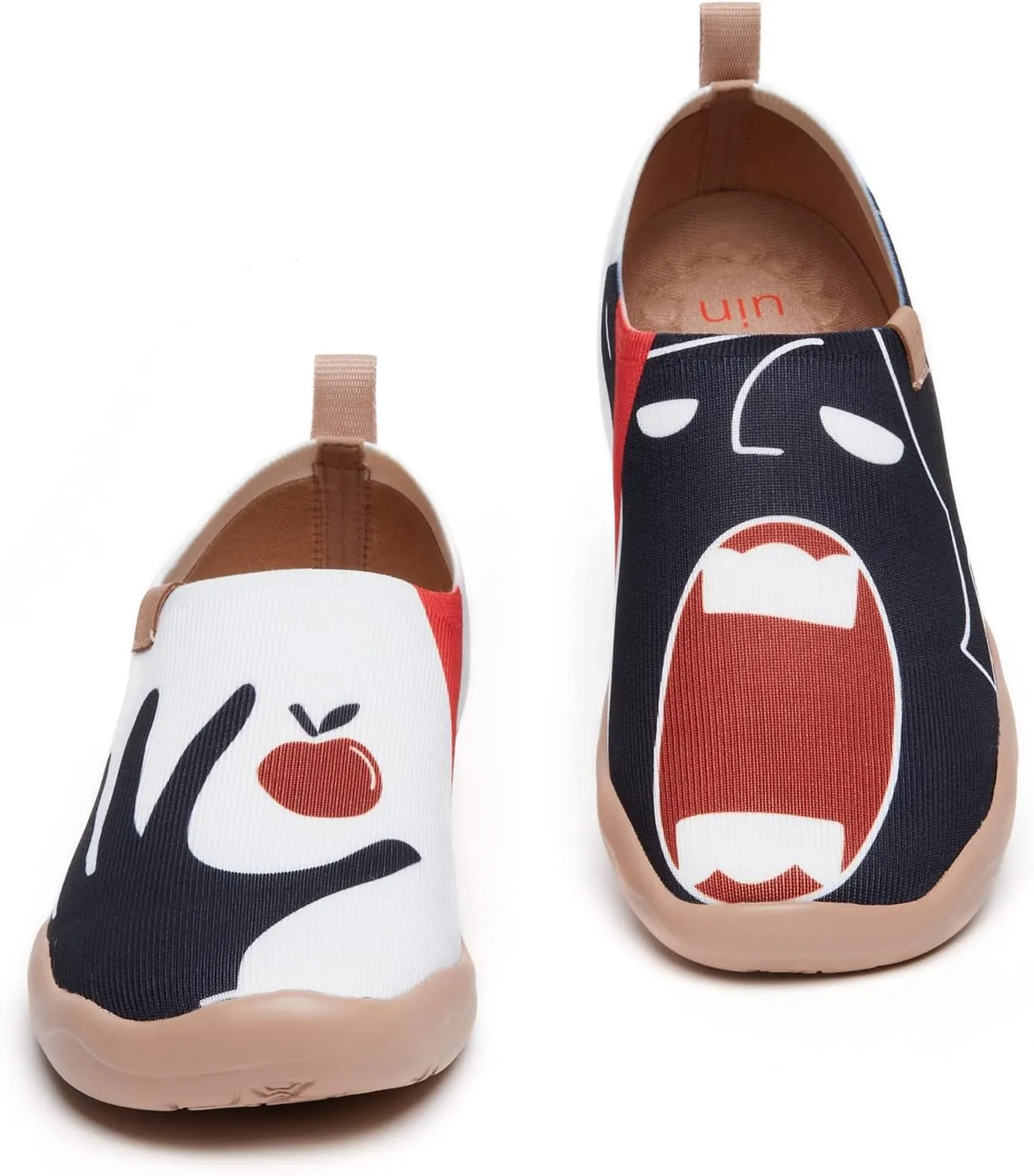 UIN Women's Art Painted Travel Shoes Slip On Casual Knit Loafers Lightweight Comfort Fashion Sneaker Constellation Toledo Ⅰ