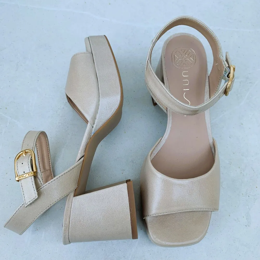 Unisa NEY Platform Sandal-NUDE
