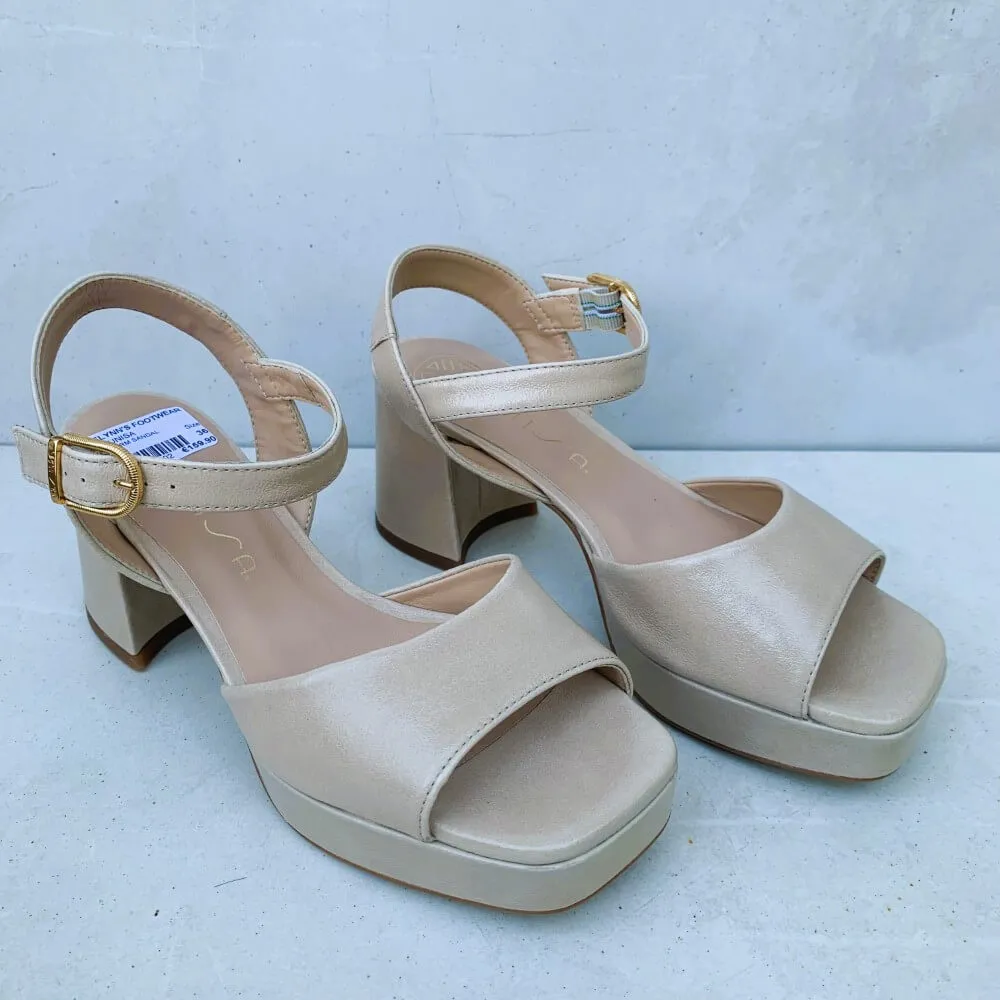 Unisa NEY Platform Sandal-NUDE