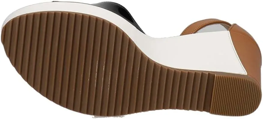 VANELi Womens Lemy Ankle Strap Casual Sandals Casual High Heel 3" & Up - Black, Brown