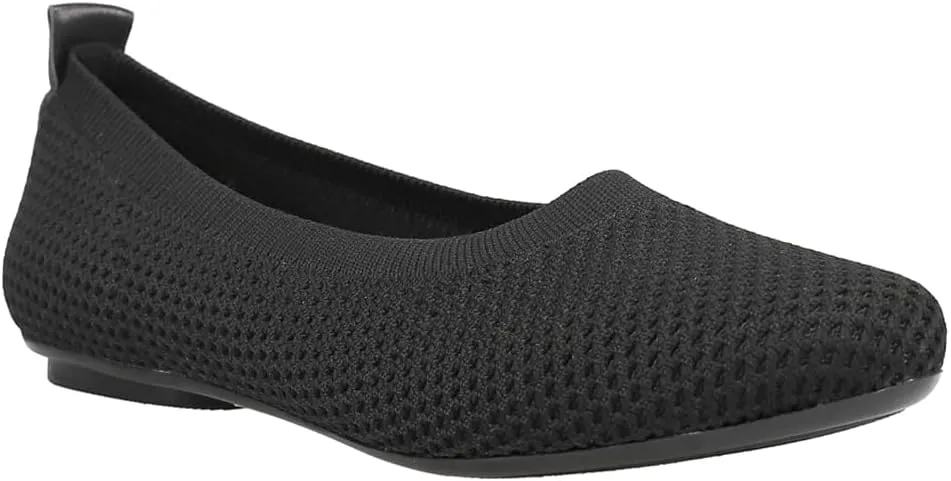 VANELi Womens Suvi Perforated Ballet Flats Casual - Black