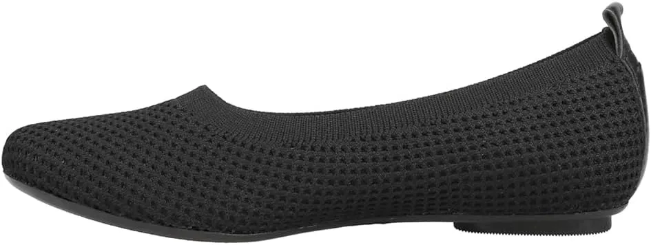 VANELi Womens Suvi Perforated Ballet Flats Casual - Black