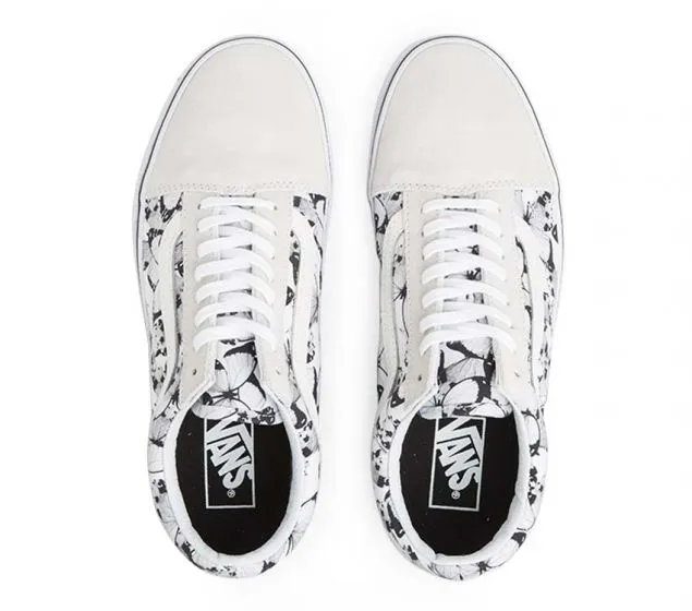 VANS | OLD (BUTTERFLY) BLACK TRUE | Customizable SKOOL Instant access WHITE
