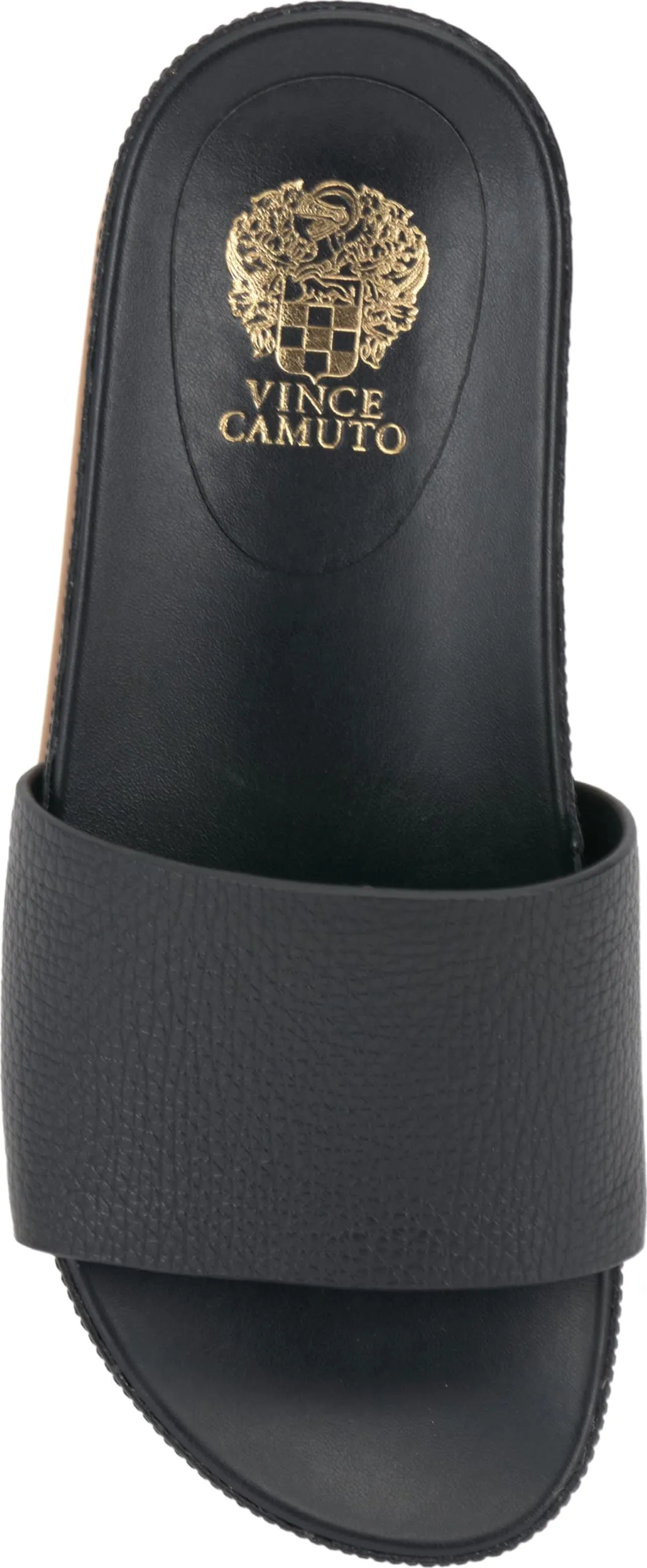 Vince Camuto Women's FEBBA Slide Sandal, Black, 8.5