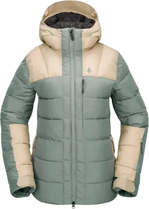 Volcom Women's Puffleup Relaxed Fit Mid Length Snowboard Jacket