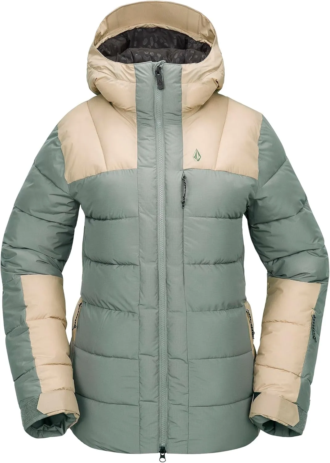 Volcom Women's Puffleup Relaxed Fit Mid Length Snowboard Jacket