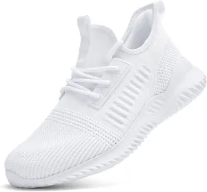 Walking Shoes for Men Sneakers - Slip on Tennis Running Memory Foam Shoes for Athletic Workout Gym Indoor Outdoor Lightweight Breathable Casual Sneakers
