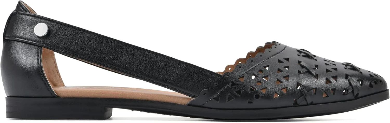 WHITE MOUNTAIN Women's Nobler Open Ballet Flat