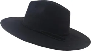 Women Men Wide Brim Suede Tassel Top Hat Party Wedding Fedora Hat Jazz Felt Gentleman Panama Cap
