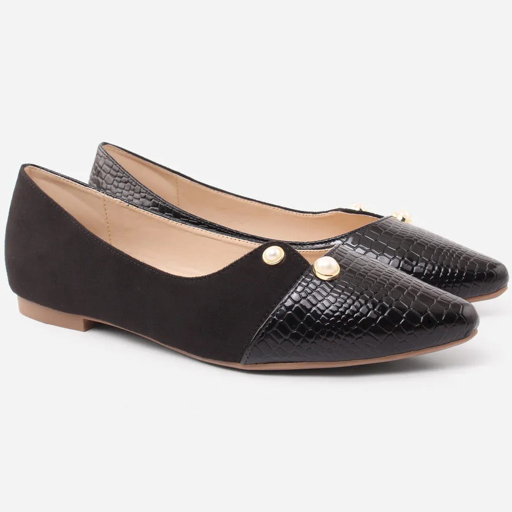 Women "ALIS" Pointed-Toe Ballet Flat