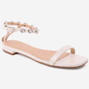 Women "IVETE" Eye Catching Decorated Ankle Strap Sandals