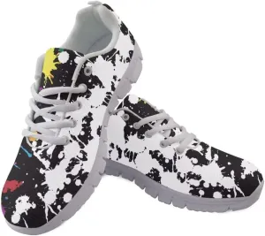 Women Running Shoes Walking Sports Athletic Tennis Sneakers for Girls White Sole
