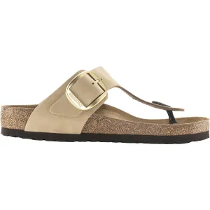 Women's Birkenstock Gizeh Big Buckle Sandcastle Nubuck