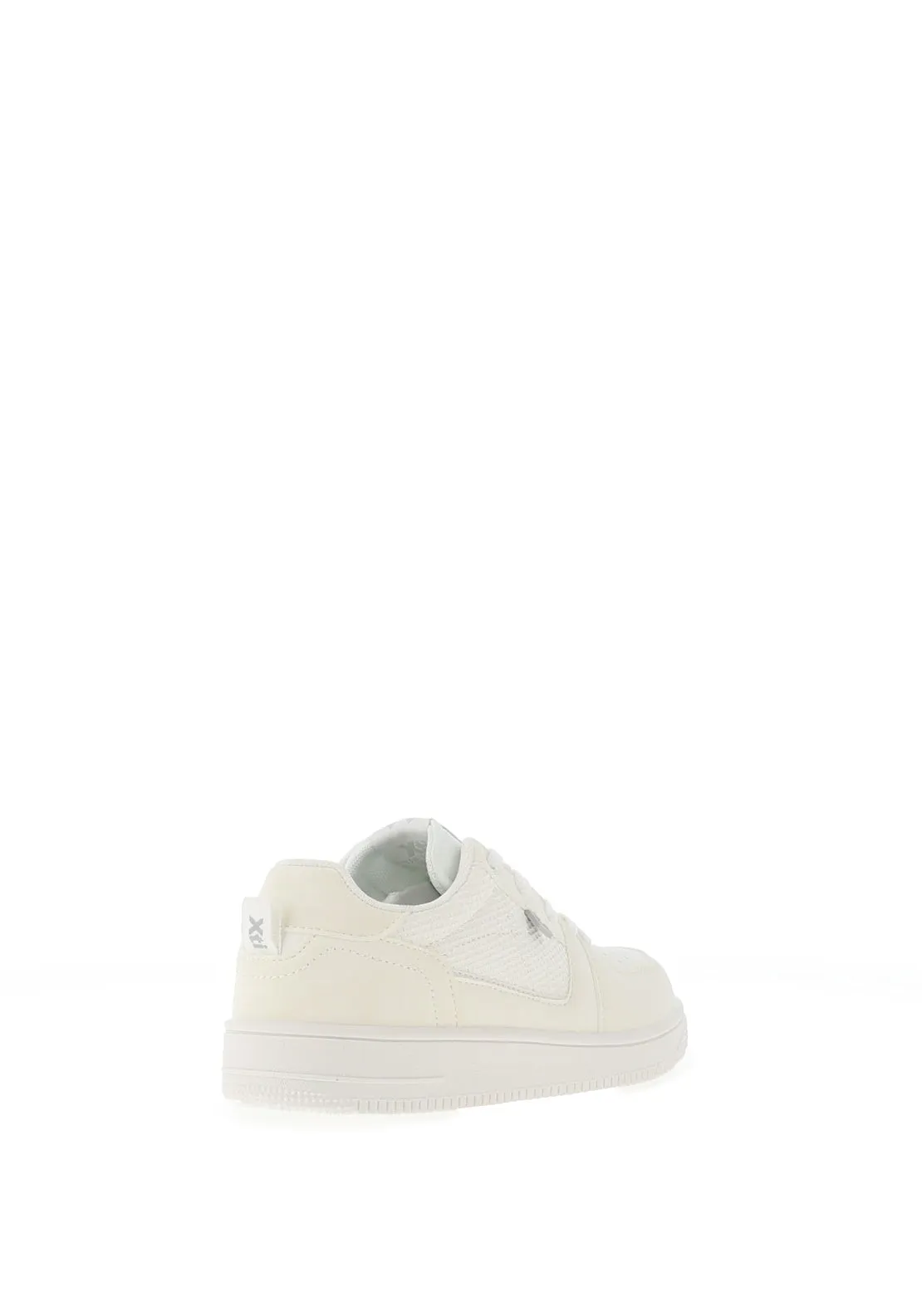 XTI Girls 150718 Lace Up Trainer, White